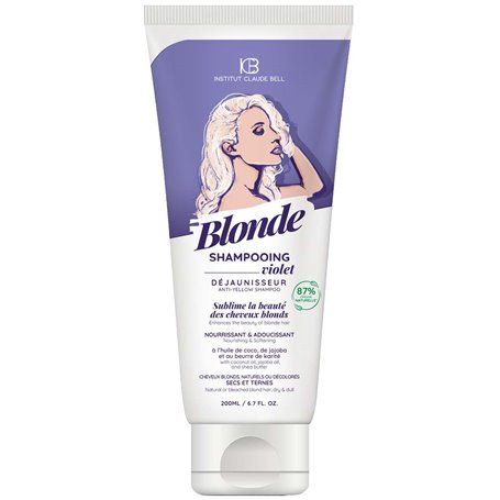 BLONDE.SH.200 Blonde Shampooing Violet Déjaunisseur Nourrissant et ...