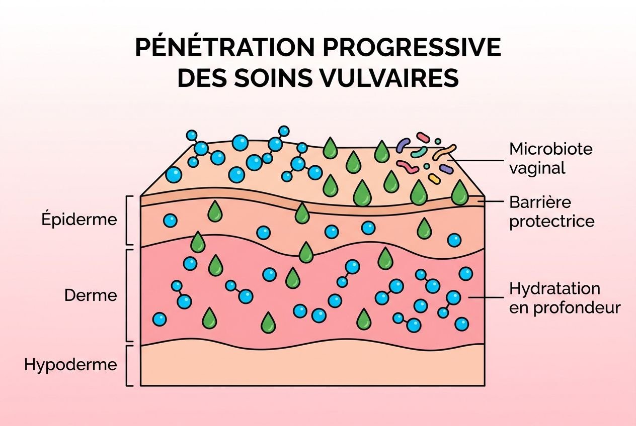 Hydratation et protection de la zone intime